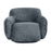 Zuo Modern Boble Swivel Chair, Storm Gray