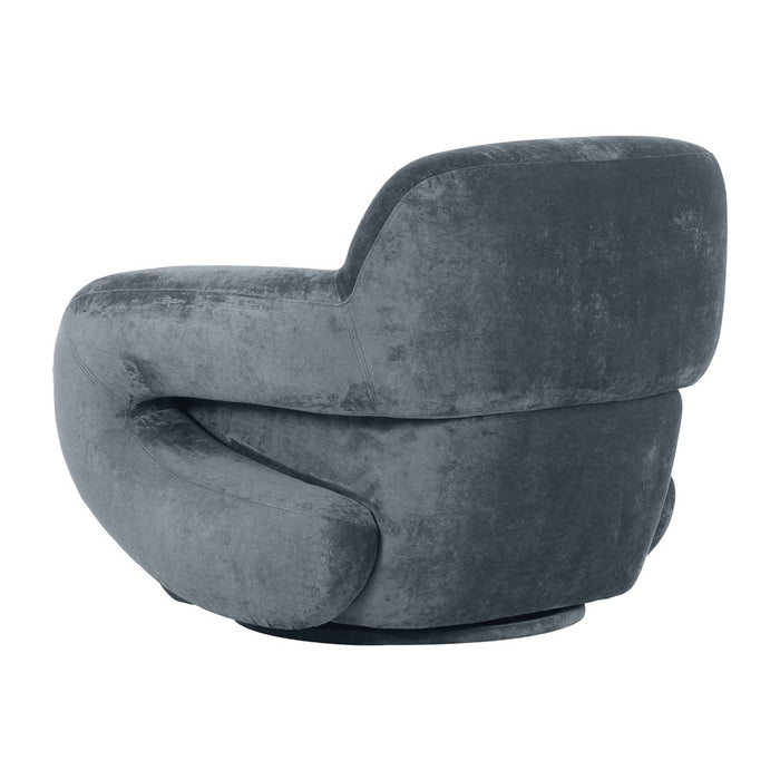 Zuo Modern Boble Swivel Chair, Storm Gray