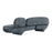 Zuo Modern Oblak Sofa, Storm Gray