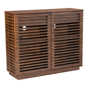 Zuo Modern Linea Cabinet, Walnut