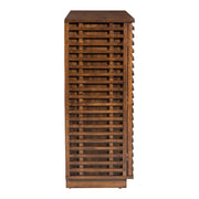 Zuo Modern Linea Cabinet, Walnut