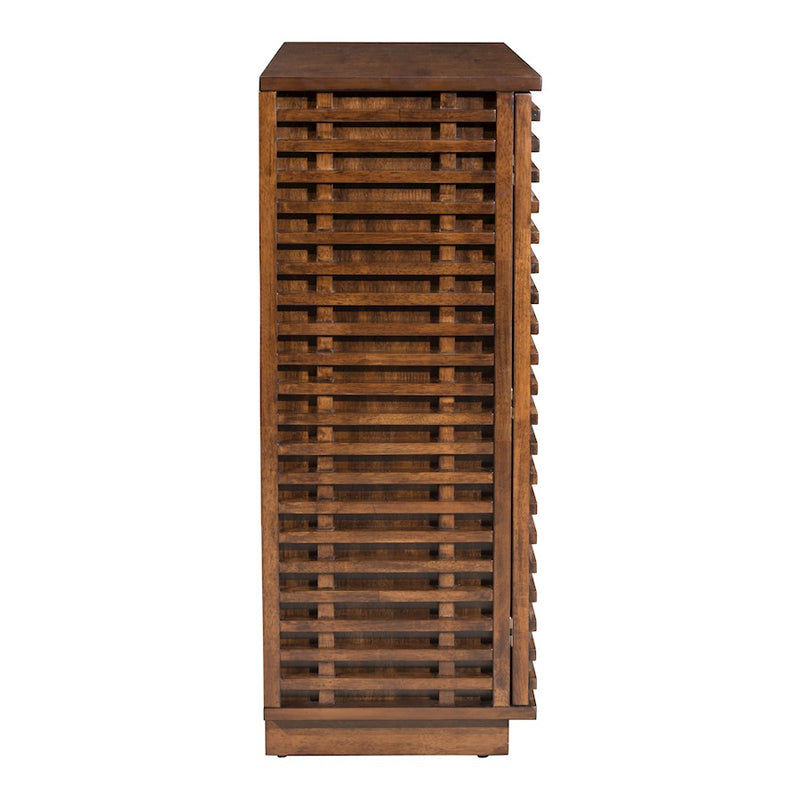 Zuo Modern Linea Cabinet, Walnut