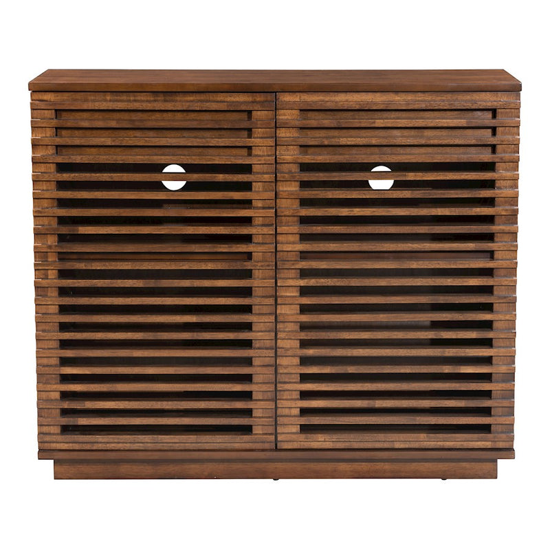 Zuo Modern Linea Cabinet, Walnut
