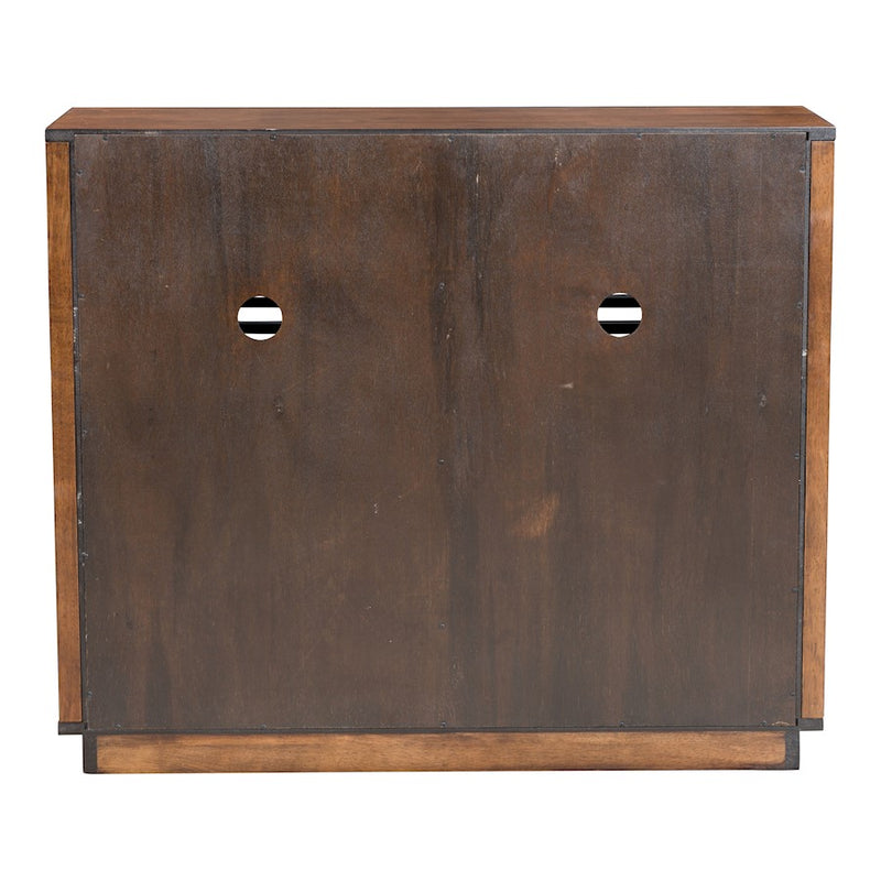 Zuo Modern Linea Cabinet, Walnut