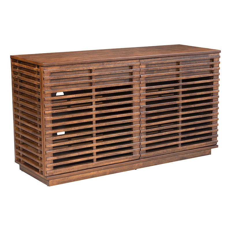 Zuo Modern Linea Credenza, Walnut