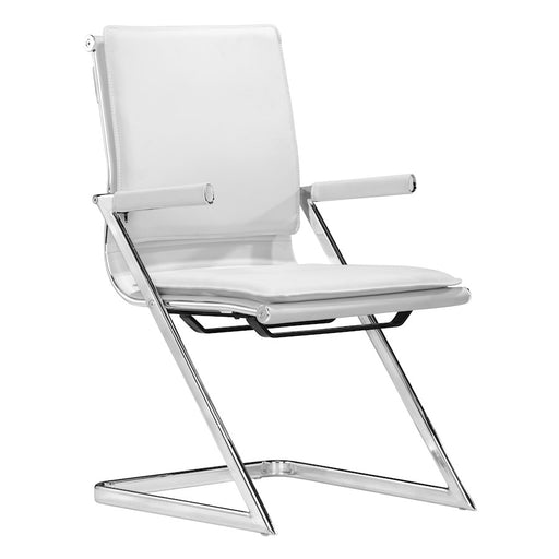 Zuo Modern Lider Plus Conference Chairs, Set of 2, White