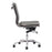 Zuo Modern Lider Plus Armless Office Chair, Gray