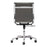 Zuo Modern Lider Plus Armless Office Chair, Gray