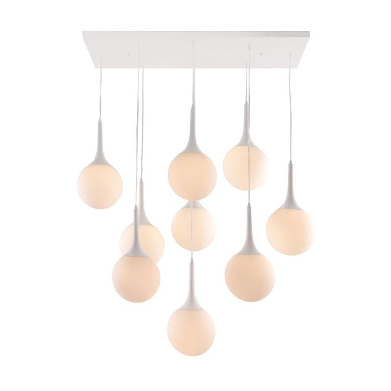 Zuo Modern Epsilon Ceiling Lamp, White