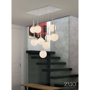 Zuo Modern Epsilon Ceiling Lamp, White