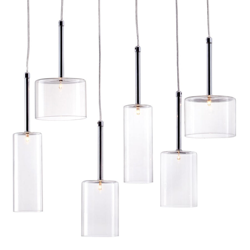 Zuo Modern Hale Ceiling Lamp, Clear