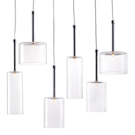 Zuo Modern Hale Ceiling Lamp, Clear