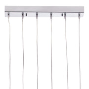 Zuo Modern Hale Ceiling Lamp, Clear