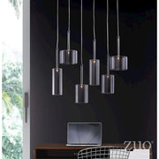 Zuo Modern Hale Ceiling Lamp, Clear
