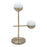 Zuo Modern Waterloo Table Lamp, White/Bronze