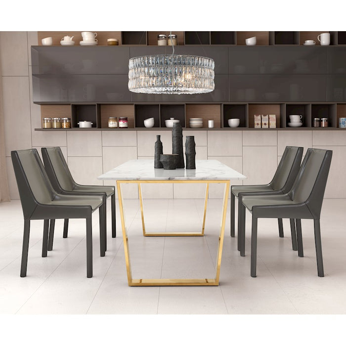 Zuo Modern Jena Ceiling Lamp, Chrome