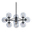 Zuo Modern Belfast Ceiling Lamp, Black
