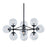 Zuo Modern Belfast Ceiling Lamp, Black