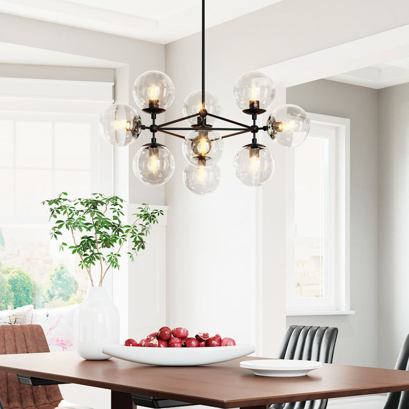Zuo Modern Belfast Ceiling Lamp, Black