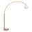 Zuo Modern Griffith Floor Lamp, Brass