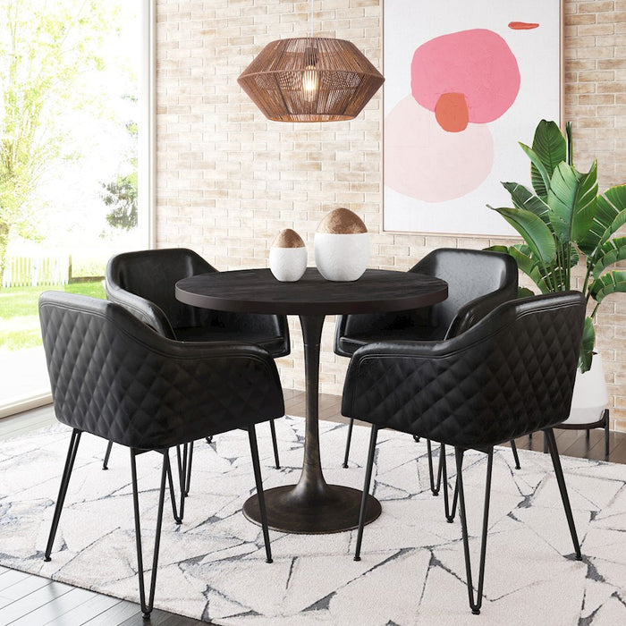 Zuo Modern Kendrick Ceiling Lamp, Brown