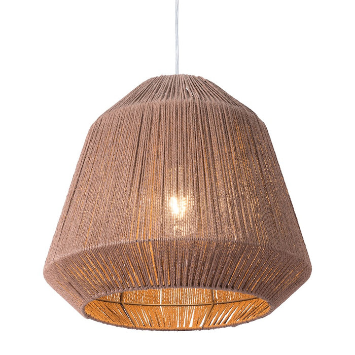 Zuo Modern Impala Ceiling Lamp, Brown - 56093