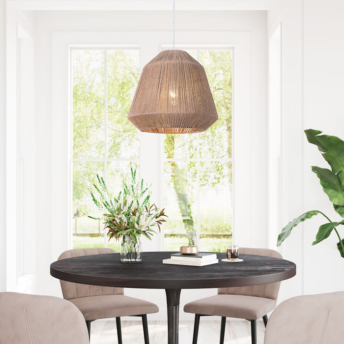Zuo Modern Impala Ceiling Lamp, Brown