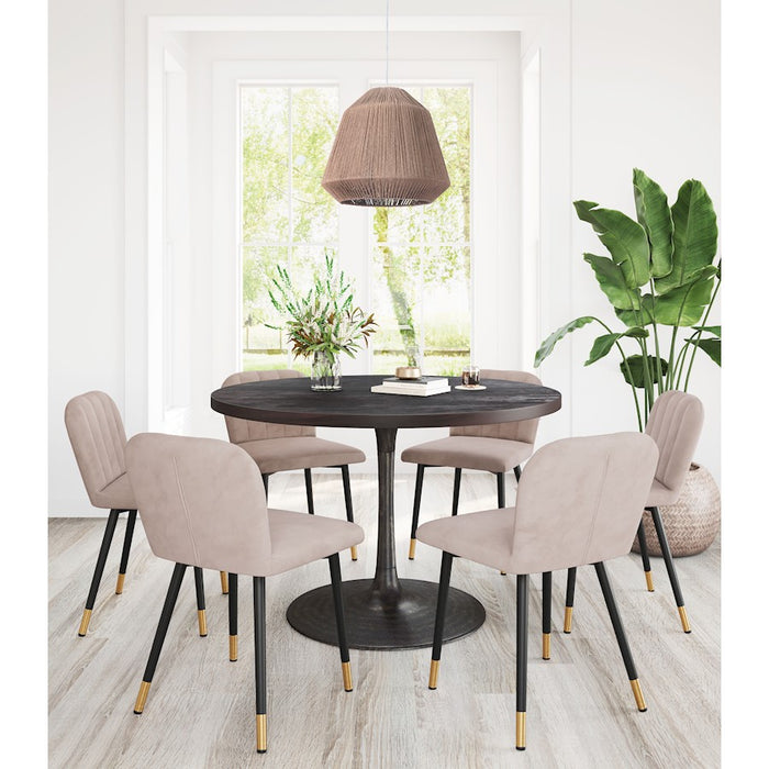 Zuo Modern Impala Ceiling Lamp, Brown