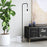 Zuo Modern Lancia Floor Lamp, Black
