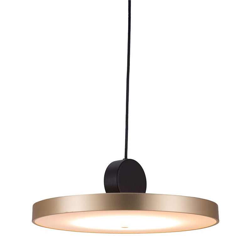Zuo Modern Mozu Ceiling Lamp, Gold/Black - 56105
