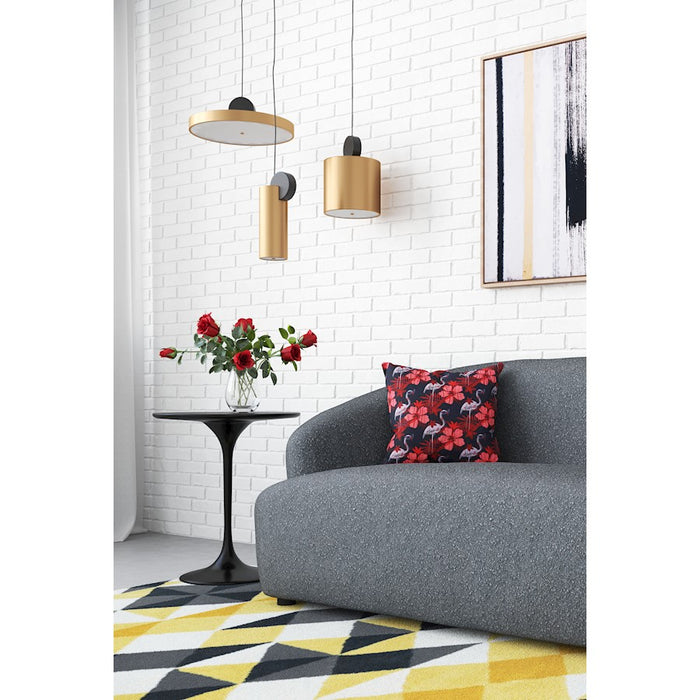 Zuo Modern Mozu Ceiling Lamp, Gold/Black
