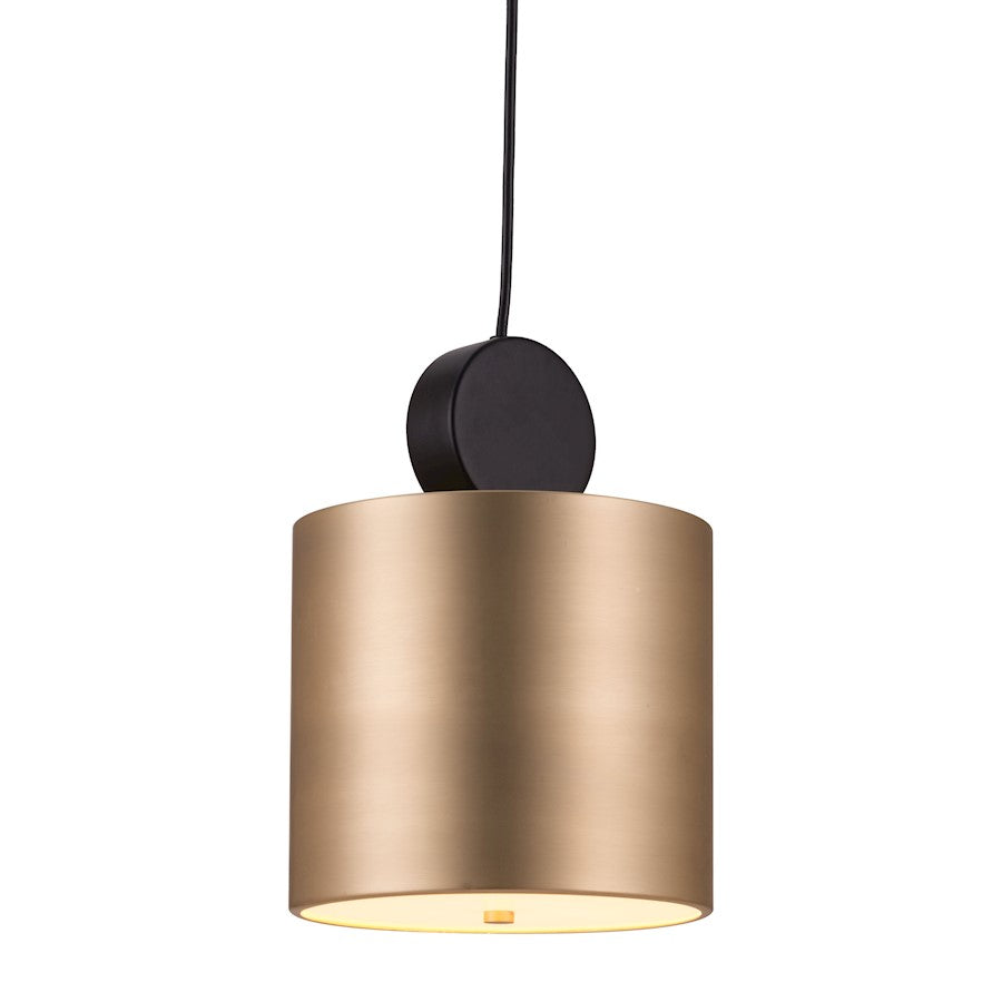 Zuo Modern Myson Ceiling Lamp, Gold/Black - 56107