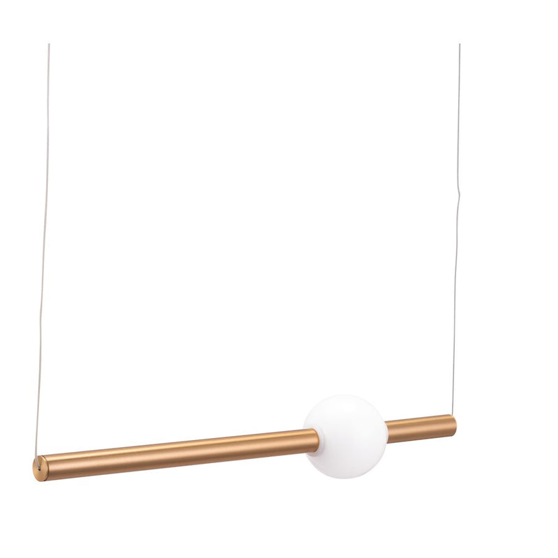 Zuo Modern Adeo Ceiling Lamp, Brass