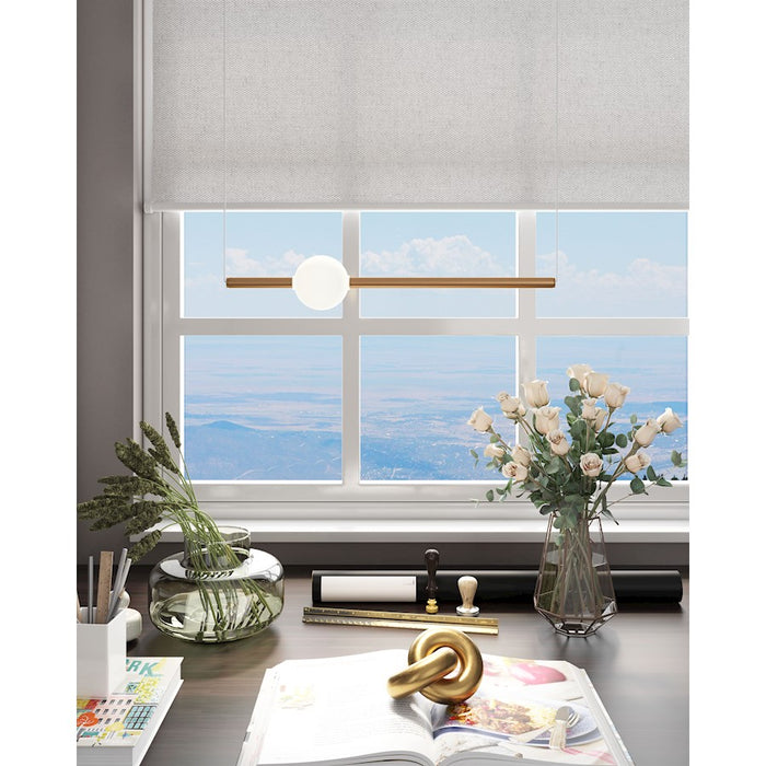 Zuo Modern Adeo Ceiling Lamp, Brass