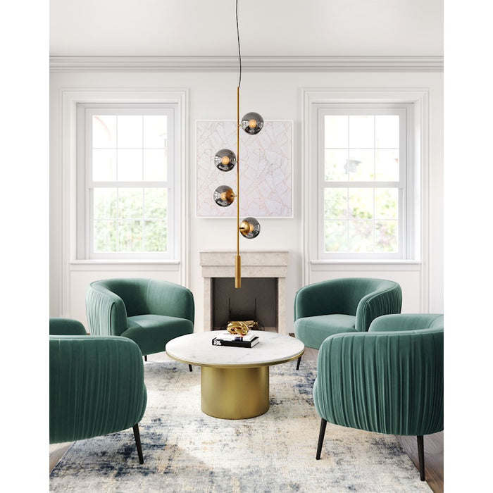 Zuo Modern Zatara Ceiling Lamp, Brass