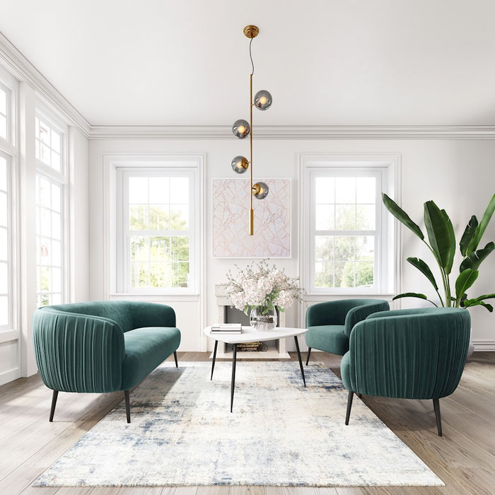 Zuo Modern Zatara Ceiling Lamp, Brass