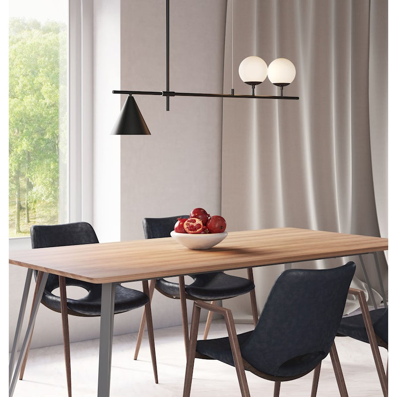 Zuo Modern Richiza Ceiling Lamp, Black