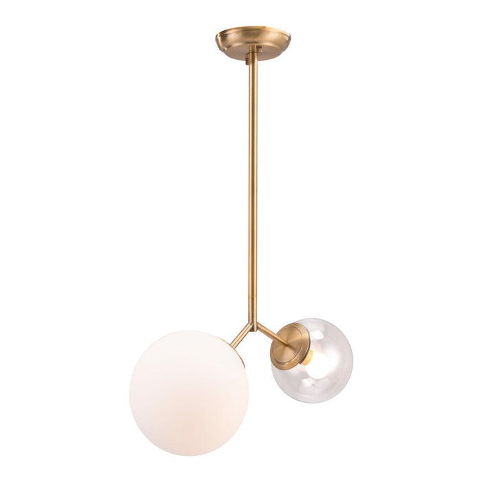 Zuo Modern Constance Ceiling Lamp, Brass - 56114
