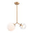 Zuo Modern Constance Ceiling Lamp, Brass