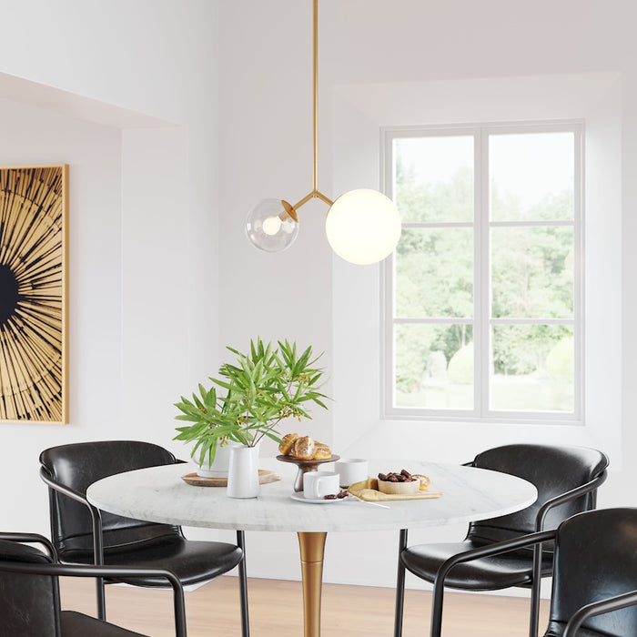 Zuo Modern Constance Ceiling Lamp, Brass