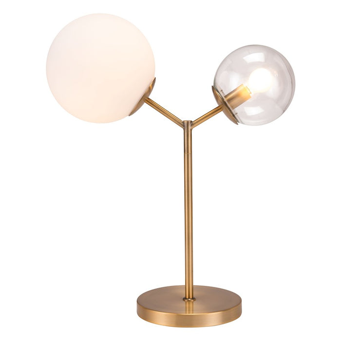 Zuo Modern Constance Table Lamp, Brass