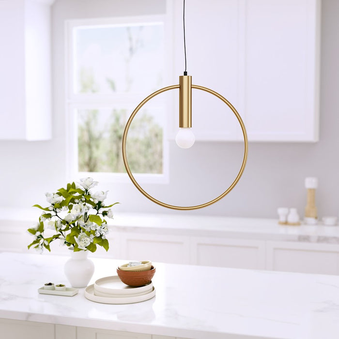 Zuo Modern Irenza Ceiling Lamp, Brass