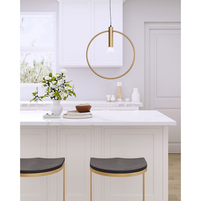 Zuo Modern Irenza Ceiling Lamp, Brass
