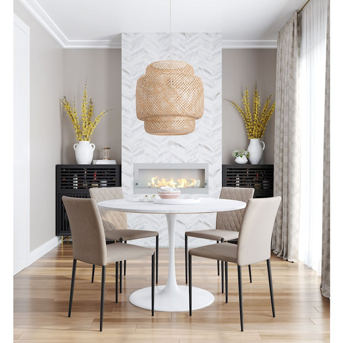 Zuo Modern Finch Ceiling Lamp, Natural