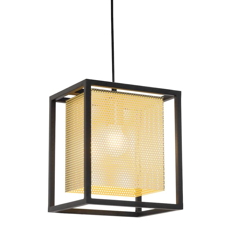 Zuo Modern Yves Ceiling Lamp, Gold/Black