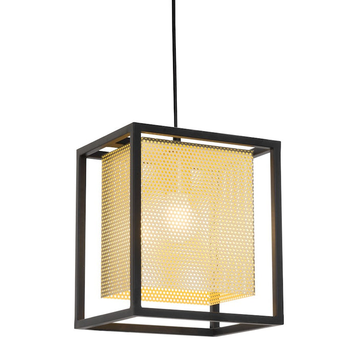 Zuo Modern Yves Ceiling Lamp, Gold/Black