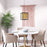 Zuo Modern Yves Ceiling Lamp, Gold/Black