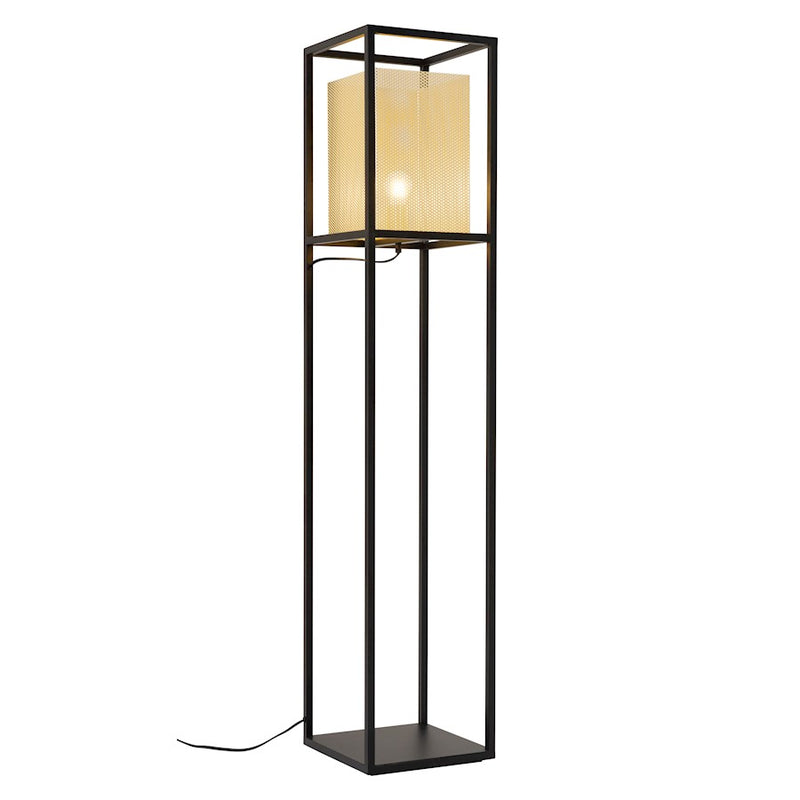 Zuo Modern Yves Floor Lamp, Gold/Black