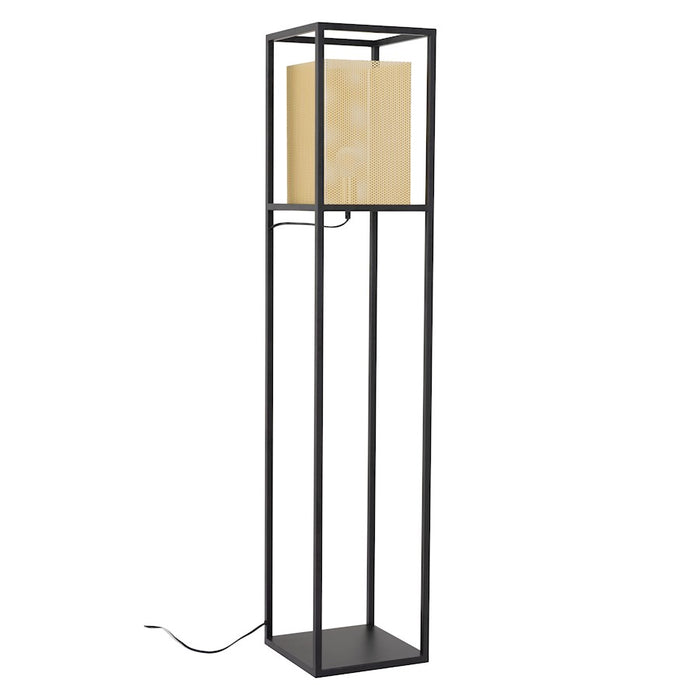 Zuo Modern Yves Floor Lamp, Gold/Black