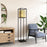Zuo Modern Yves Floor Lamp, Gold/Black